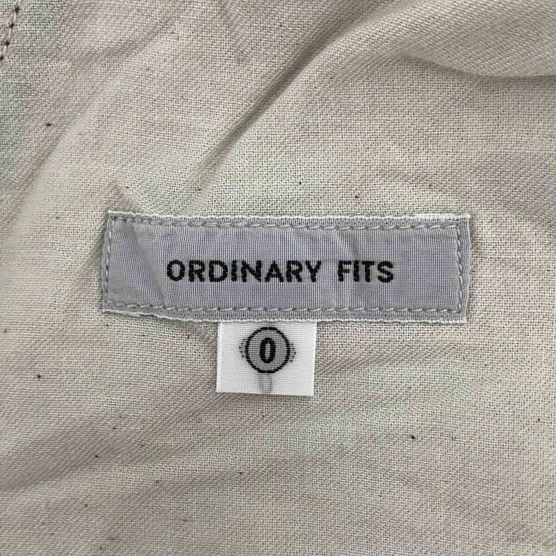 Ordinary fits / オーディナリーフィッツ コットンツイル ボールパンツ