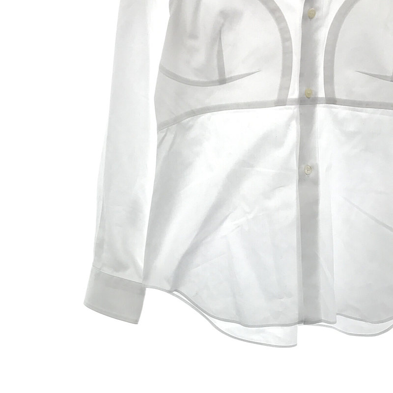 COMME des GARCONS / コムデギャルソン 立体裁断ブラウス シャツ