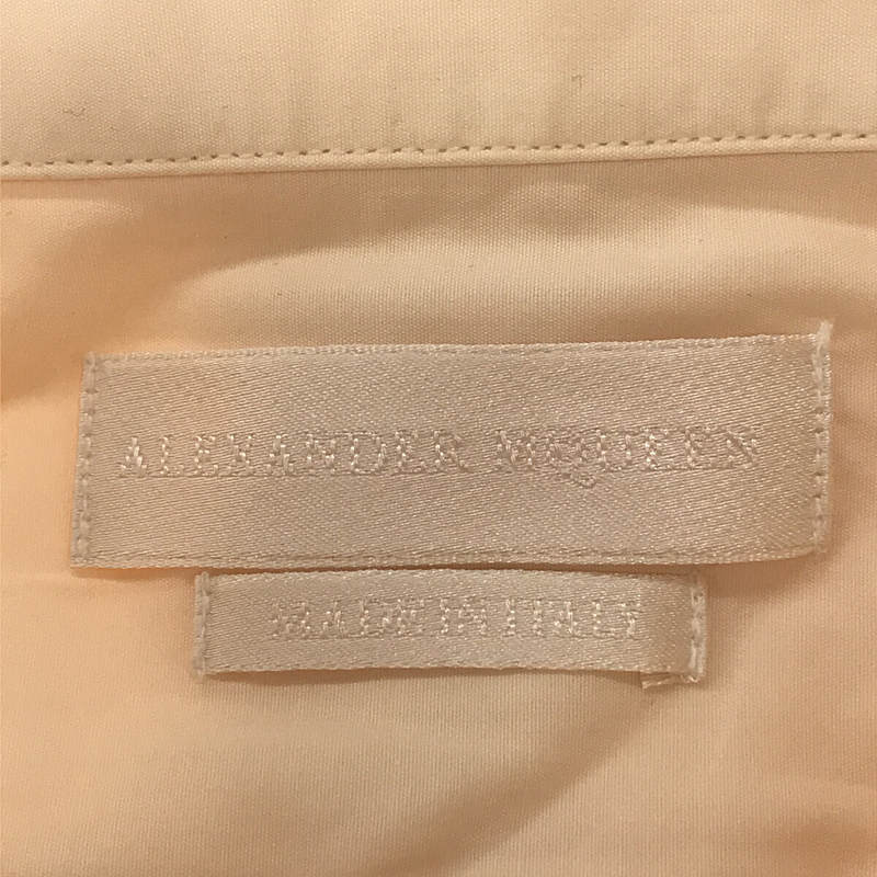 ALEXANDER MCQUEEN / アレキサンダーマックイーン 比翼 コットンブロード ドレスシャツ