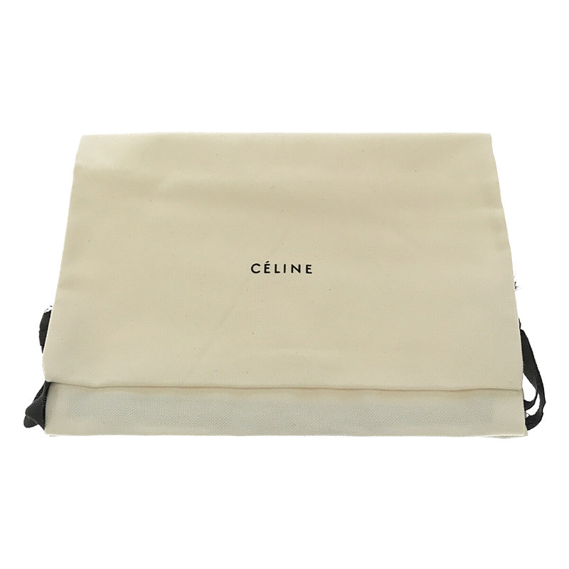 CELINE / セリーヌ エッセンシャル Vネックパンプス 70 / シャイニーカーフスキン