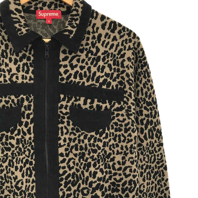 supreme ジップセーター レオパード シュプリーム レア商品 ...