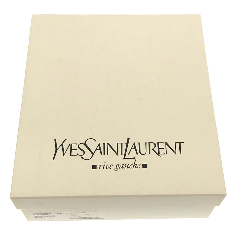 YVES SAINT LAURENT / イヴサンローラン YSL PALAIS 105 PUMP 14cm ハイヒール ラウンドトゥ 厚底パンプス