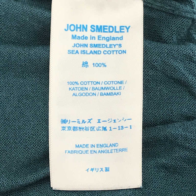 JOHN SMEDLEY / ジョンスメドレー SEA ISLAND COTTON Vネック ハイゲージニット シーアイランドコットン　海島綿