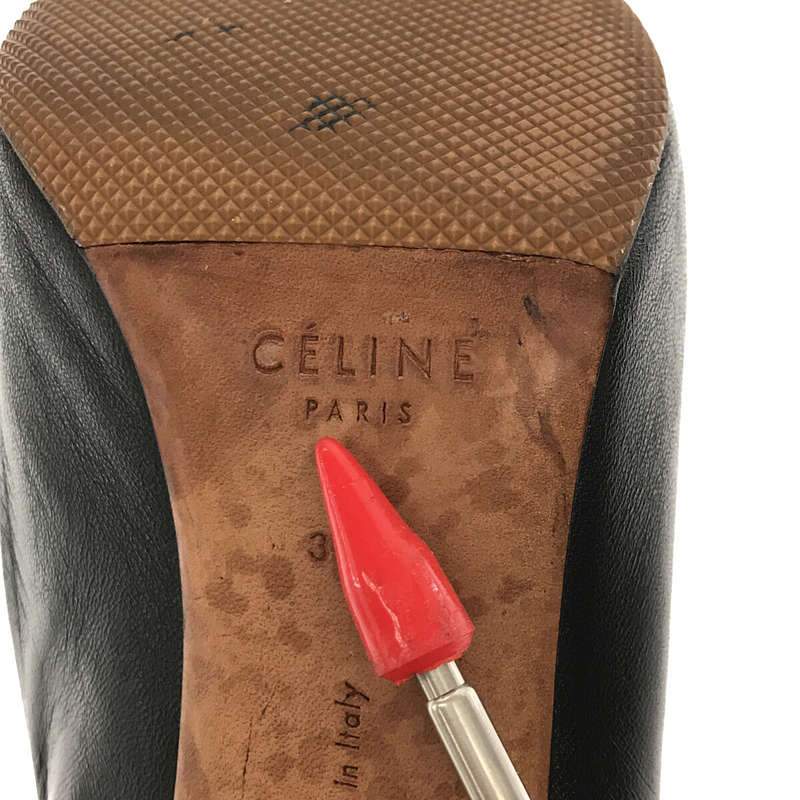 CELINE / セリーヌ 9cm ハイヒール ラウンドトゥ パンプス