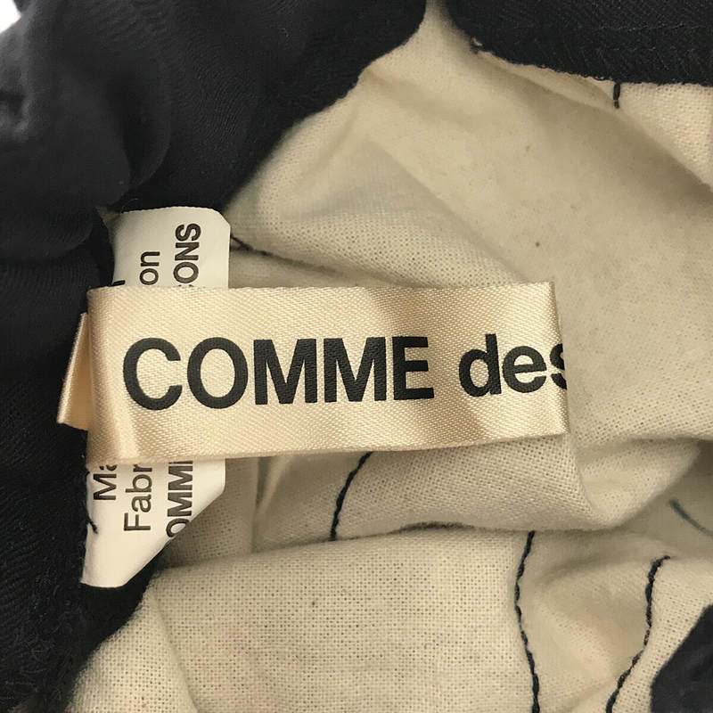 COMME des GARCONS / コムデギャルソン パッチワーク加工 ウエストゴム ラウンドカットスカート