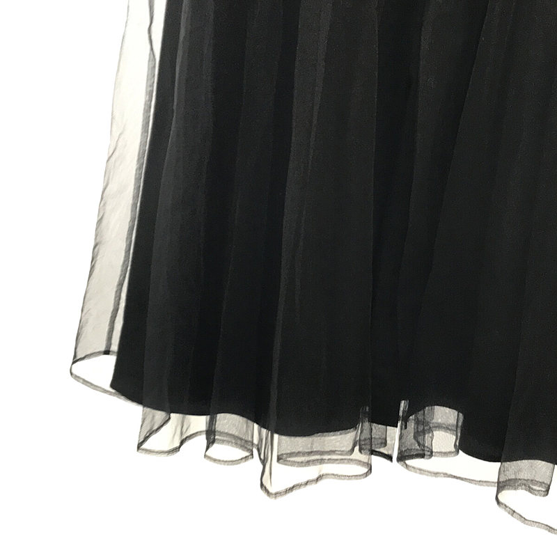 noir kei ninomiya / ノワール ケイニノミヤ チュールブロードシャツワンピース