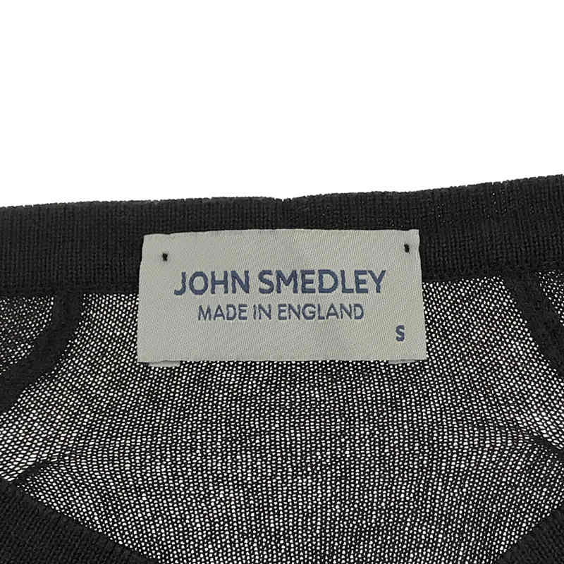 JOHN SMEDLEY / ジョンスメドレー SEA ISLAND COTTON Vネック ハイゲージニット シーアイランドコットン 海島綿