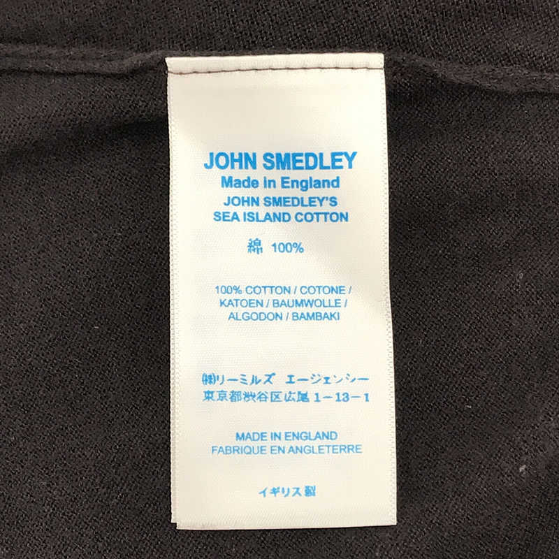 JOHN SMEDLEY / ジョンスメドレー SEA ISLAND COTTON Vネック ハイゲージニット シーアイランドコットン 海島綿