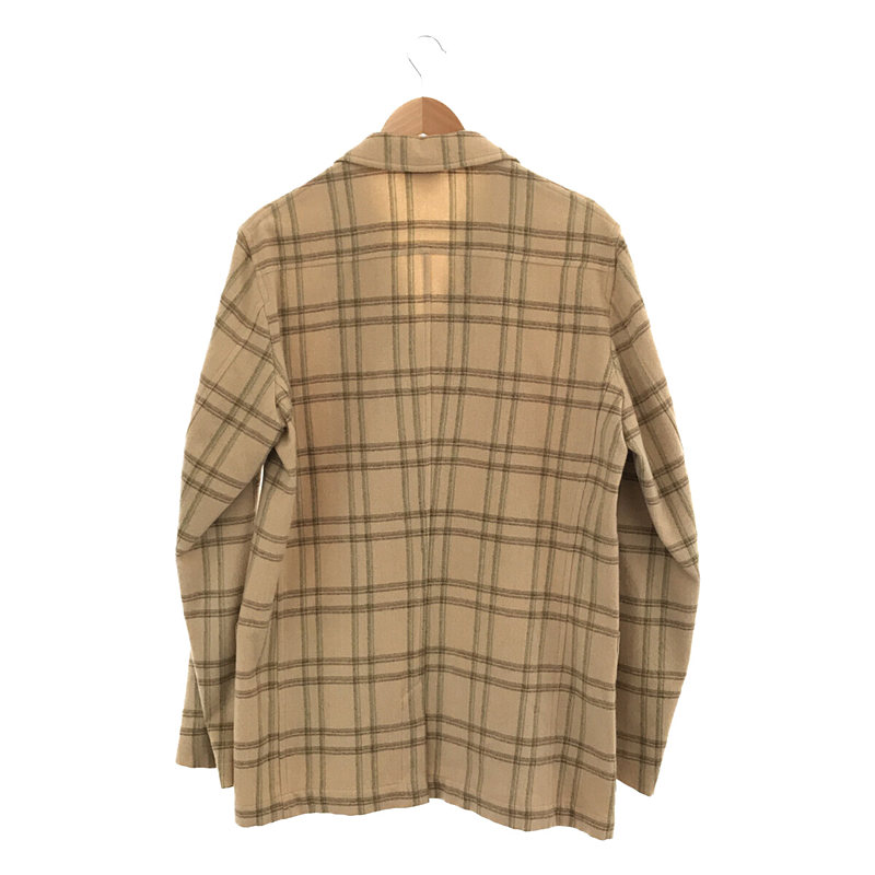 1990s ヴィンテージ ライカ期 ウールチェック 4B ジャケットDRIES VAN NOTEN / ドリスヴァンノッテン