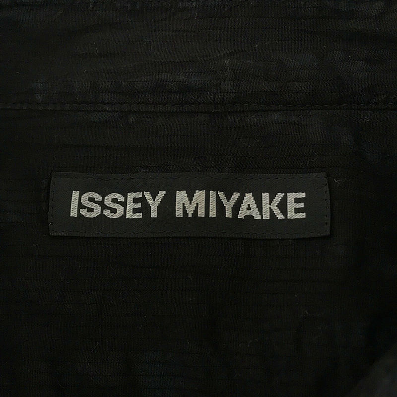 ISSEY MIYAKE MEN / イッセイミヤケメン 2000s ヴィンテージ コットンサッカー生地 半袖シャツ