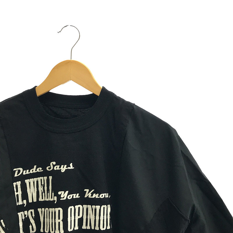 × The Big Lebowski 再構築Tシャツsacai / サカイ