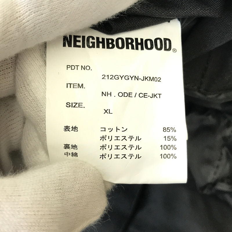 NEIGHBOR HOOD / ネイバーフッド × GRIP SWANY NH . ODE / CE-JKT ODE バックロゴ カバーオール グリップスワニー