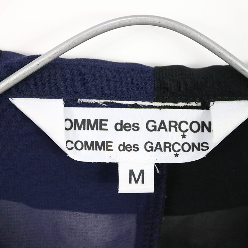 COMME des GARCONS COMME des GARCONS / コムコム 切替ストライプシアーブラウス