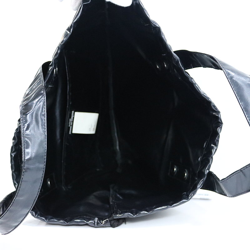 tricot COMME des GARCONS / トリココムデギャルソン フッ素樹脂コーティング巾着風ビニールトートバッグ