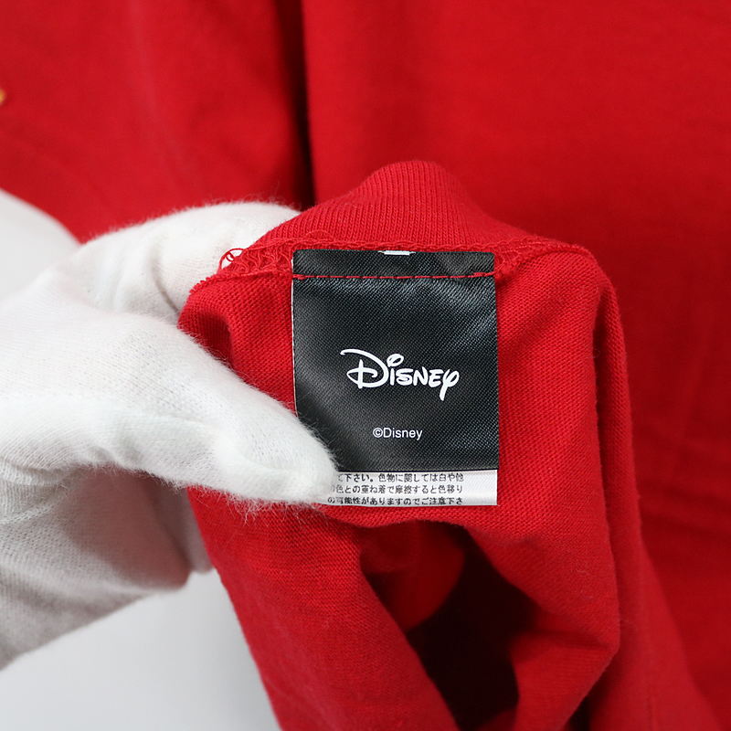 ONEITA / オニータ DISNEY ロゴ刺繍クルーネックTシャツ