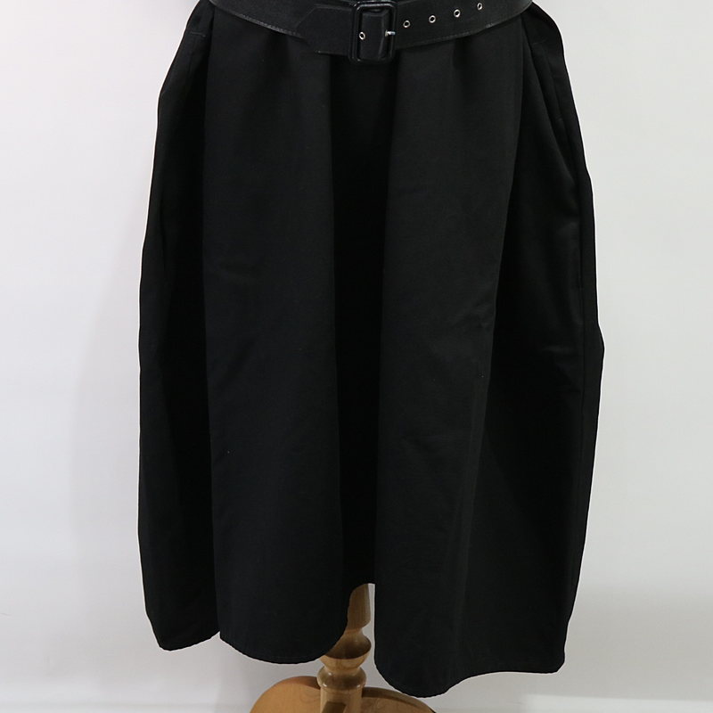 MM6 Maison Margiela / エムエムシックス メゾンマルジェラ Belted gabardine dress コットン ビッグシルエット バックリボンデザイン ワンピース