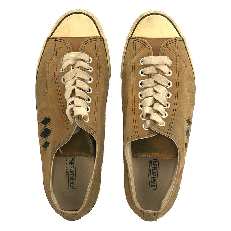 THE FLAT HEAD / フラットヘッド スエード ローカット スニーカー