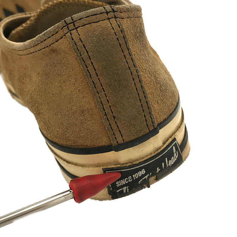 THE FLAT HEAD / フラットヘッド スエード ローカット スニーカー