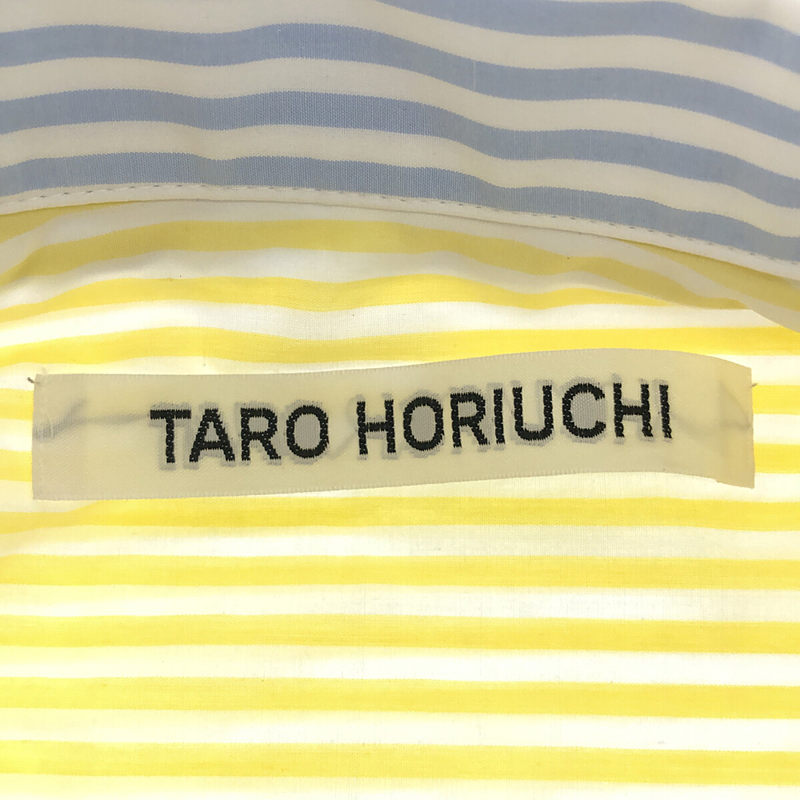 TARO HORIUCHI / タロウホリウチ パッチワーククロップドシャツ