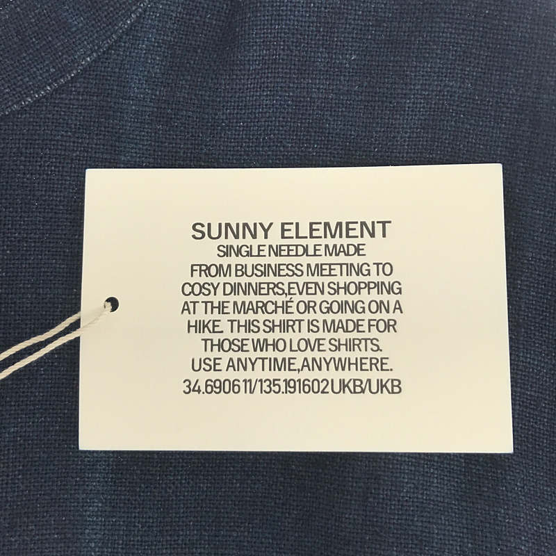 SUNNY ELEMENT / サニーエレメント Park Shirt / リネン パークシャツ