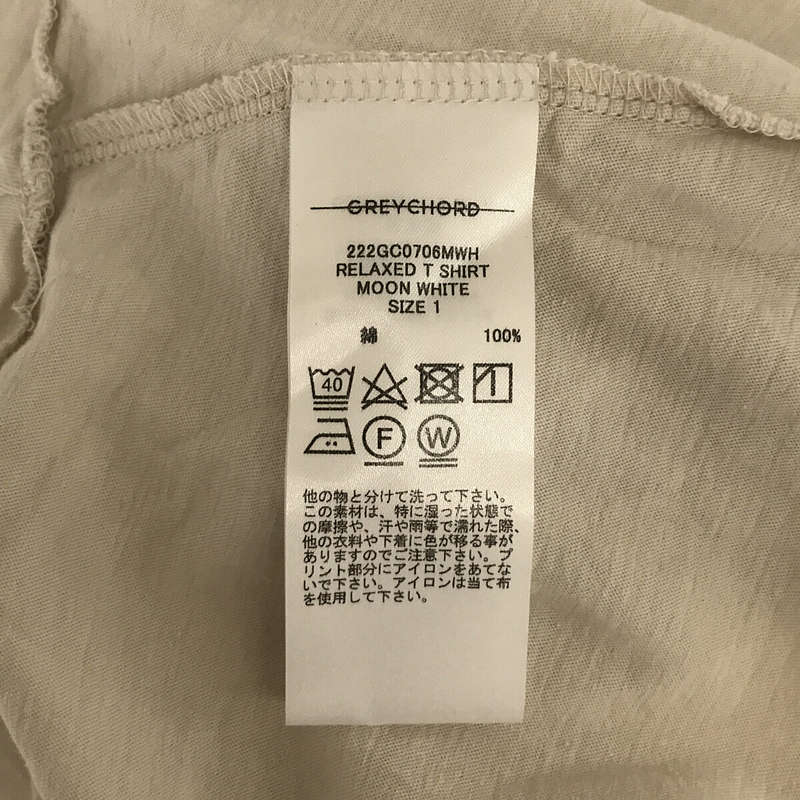 L'Appartement / アパルトモン 【GREY CHORD/グレイコード】Relax T-SH コットン クルーネックTシャツ