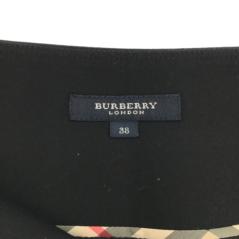 BURBERRY LONDON / バーバリーロンドン ウール フロントタック スカート