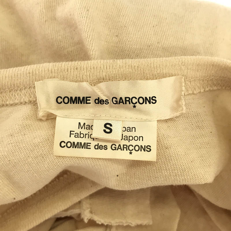 COMME des GARCONS / コムデギャルソン チューブ装飾 カットソー Tシャツ