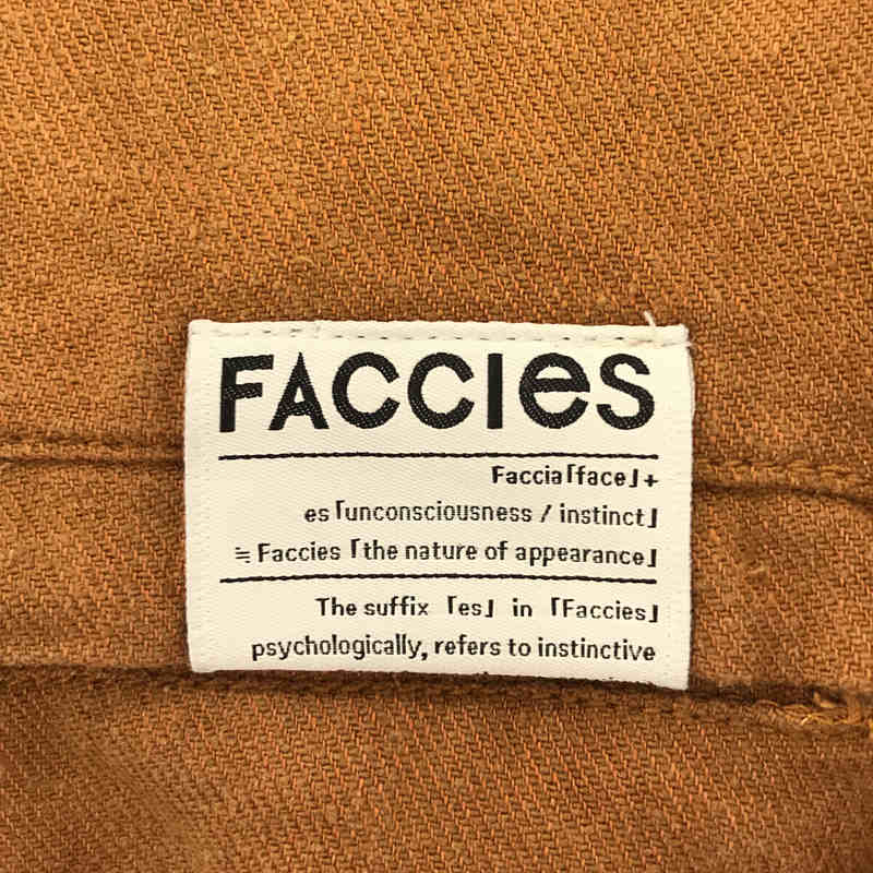 FACCIES / ファチーズ シルク リネン イージーパンツ