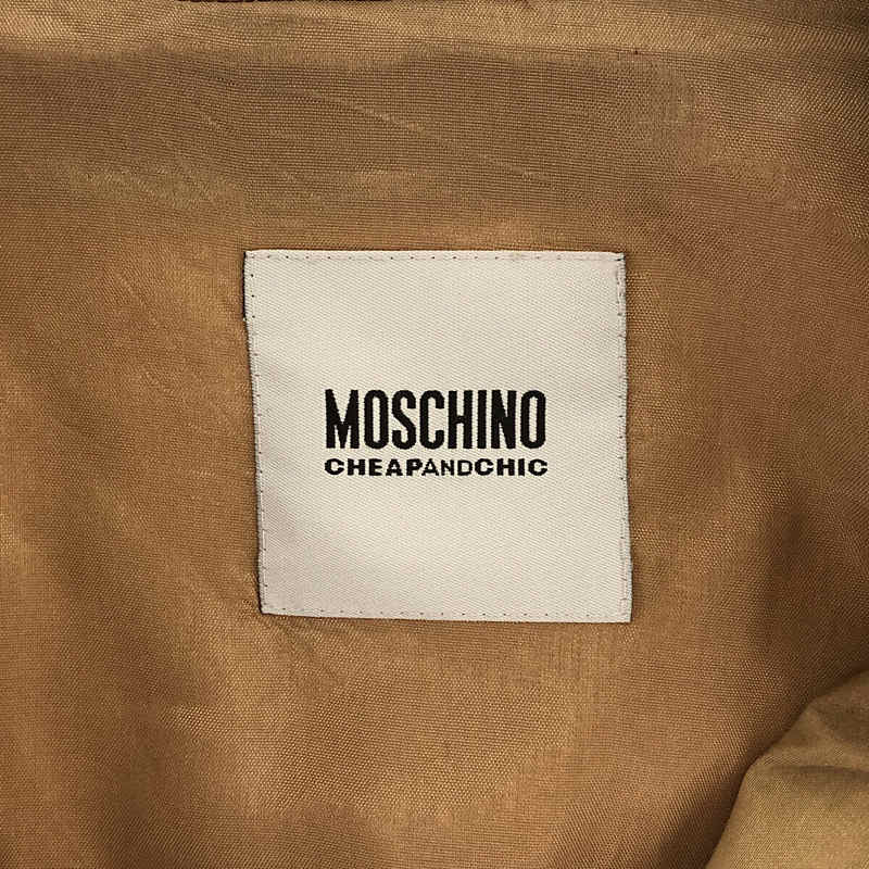 MOSCHINO / モスキーノ コットン テーラードジャケット
