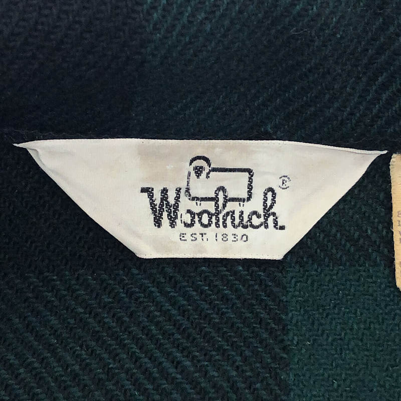 VINTAGE / ヴィンテージ古着 1960s〜 WOOLRICH / 白タグ TALONジップ バッファローチェック ウールジャケット