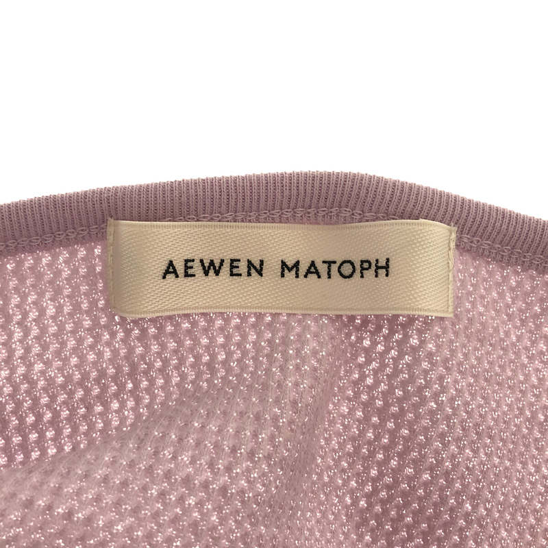 AEWEN MATOPH / イウエンマトフ スナップスリットスリーブ サーマル カットソー