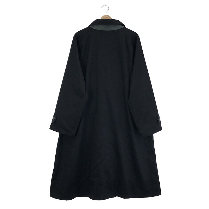 OVERSIZED TRENCH WITH LEATHER PATCH トレンチコート OVERSIZED TRENCH WITH LEATHER PATCH トレンチコート