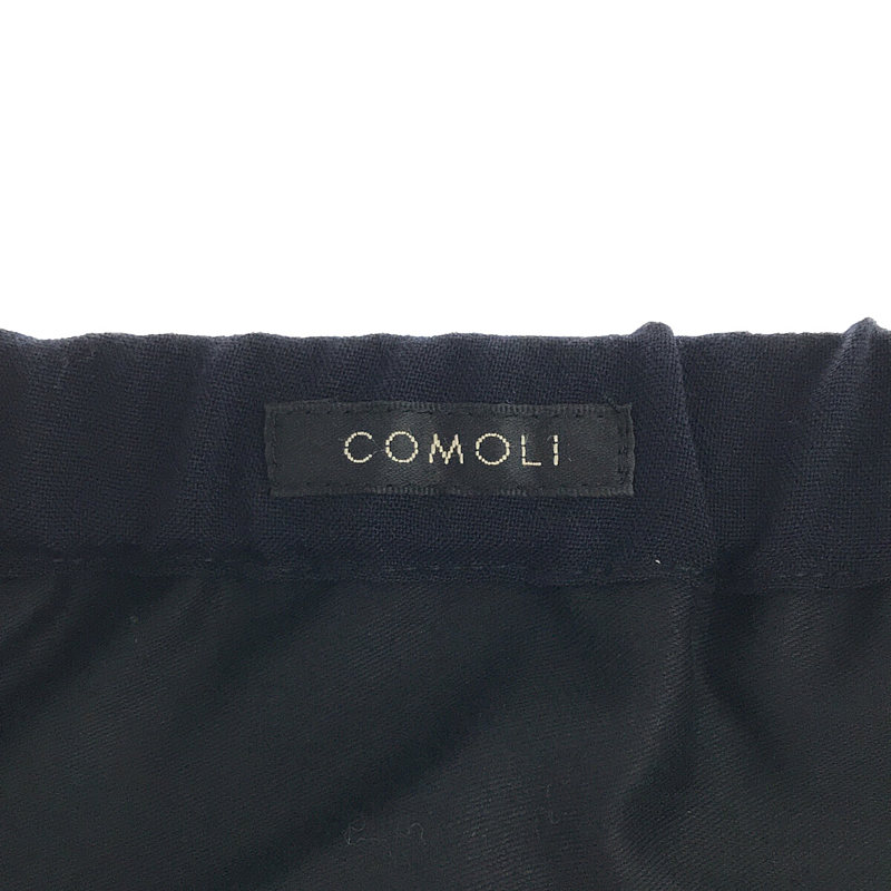 COMOLI / コモリ ウール ニータックパンツ