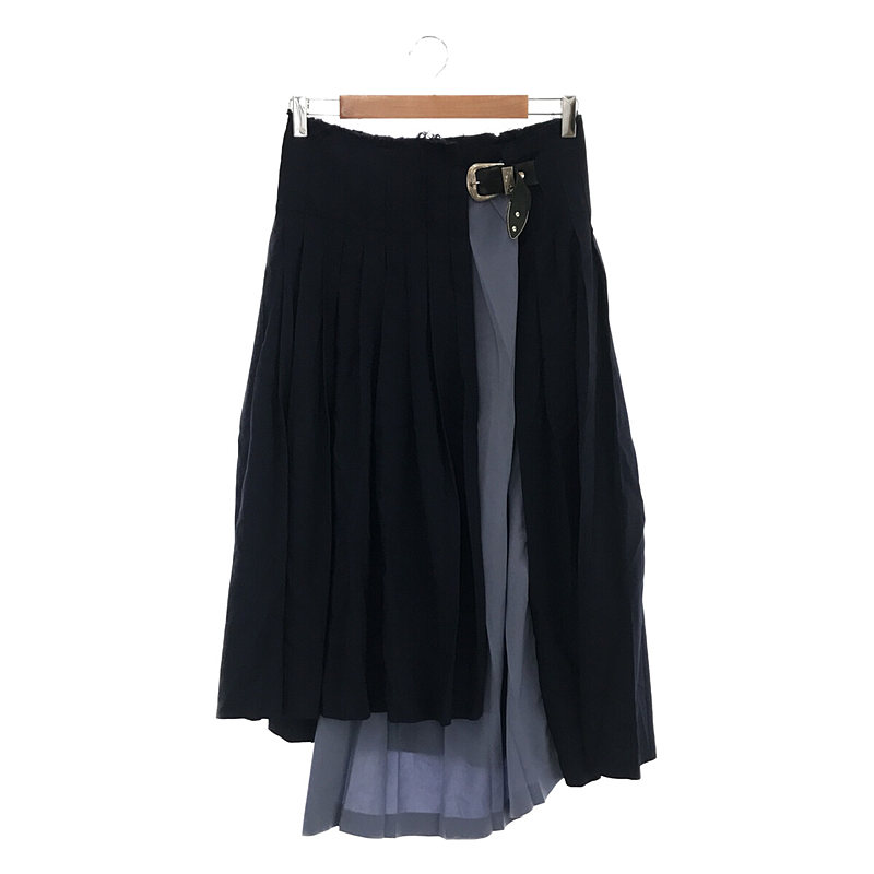 Wool Pleated Skirt スカート