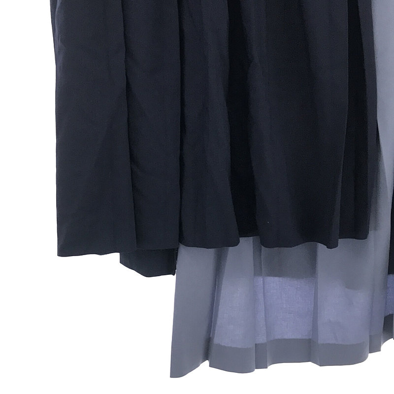 TOGA PULLA / トーガプルラ Wool Pleated Skirt スカート