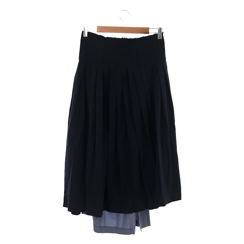 TOGA PULLA / トーガプルラ Wool Pleated Skirt スカート