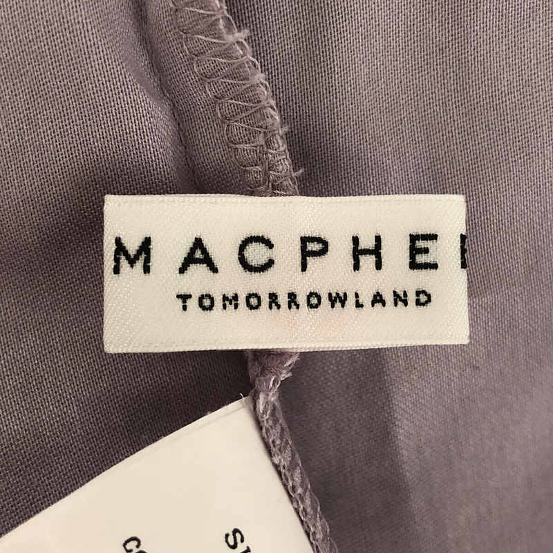 Tomorrowland MACPHEE / トゥモローランドマカフィー コットンモールスキンギャザーシャツ