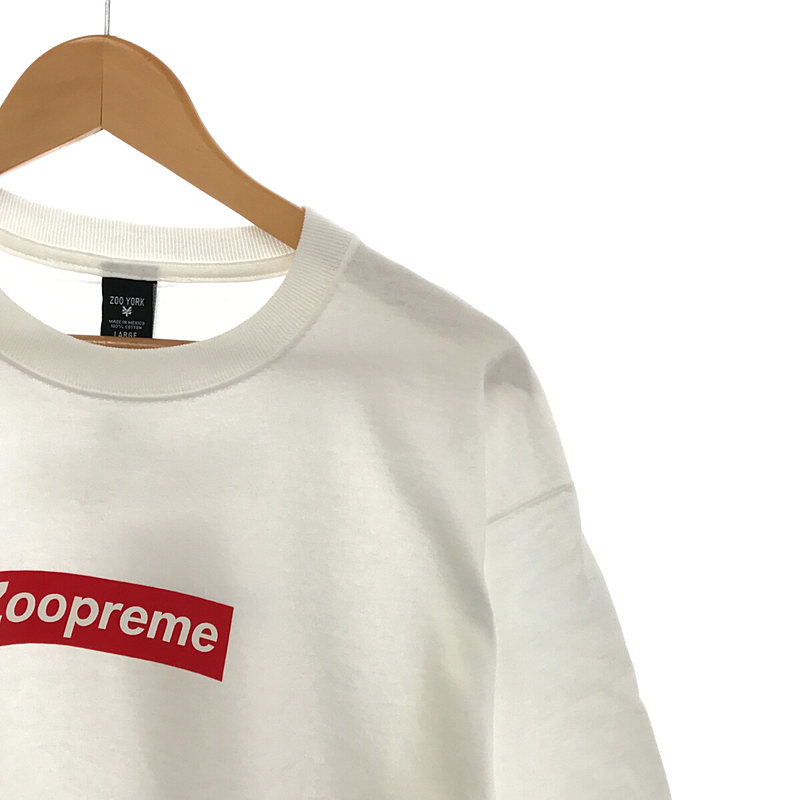 × ZOOYORK Zoopreme BOX LOGO TEE ズーヨーク フロント ボックスロゴ Tシャツ カットソー ステッカー付属SUPREME  / シュプリーム