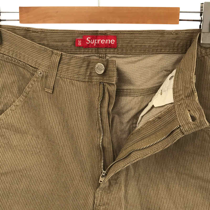 初期 紙タグ USA製 ストライプ ペインター パンツSUPREME / シュプリーム