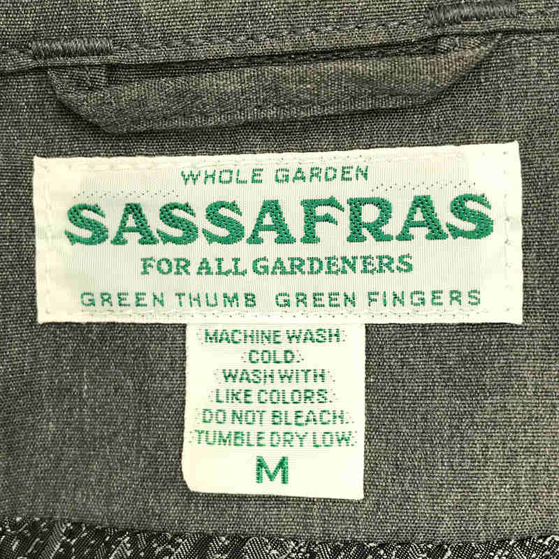 SASSAFRAS / ササフラス GARDENER CAP JACKET 裏地 ペイズリー柄 ガーデナーキャップジャケット