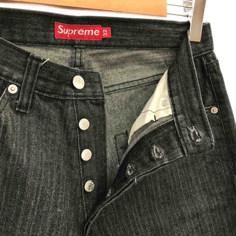 old supreme 90s 紙タグ USA製 デニムパンツ