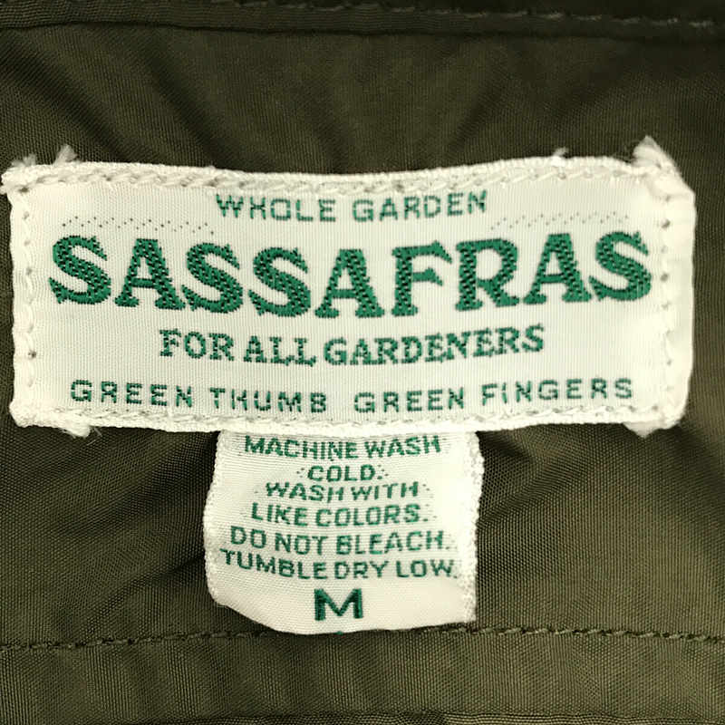 SASSAFRAS / ササフラス Vertical Garden Half バーティカルガーデンハーフ ナイロン ジャケット