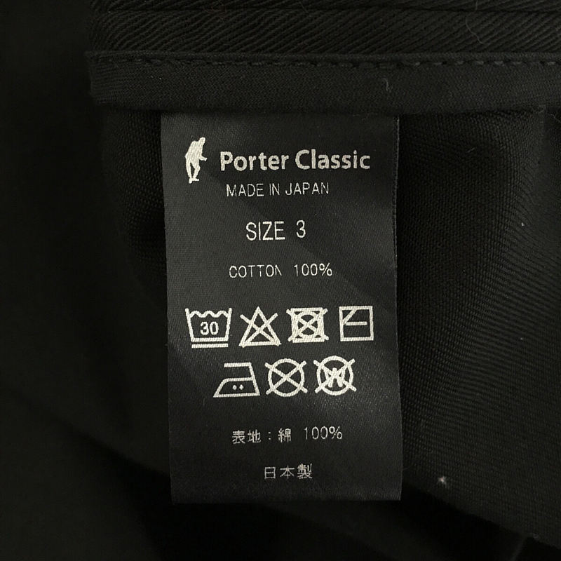 PORTER CLASSIC / ポータークラシック CHINO SHIRT COAT  チノ シャツ ロング コート