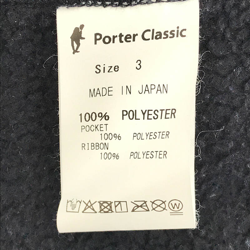 PORTER CLASSIC / ポータークラシック FLEECE SHIRT JACKET ポーラテック社 オーバーサイズ フリース シャツ ジャケット