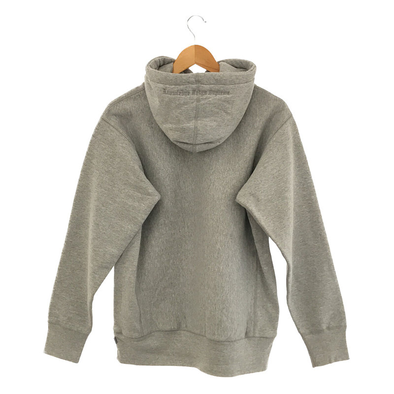 K.R.S. Hooded Sweatshirt Grey 肉厚 ヘヴィーウェイトフロントロゴ プルオーバー スウェット パーカー  フーディーSUPREME / シュプリーム