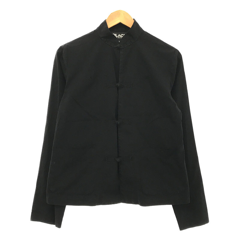 CHINA JACKET コットン チャイナ シャツ ジャケットBLACK COMME des GARCONS / ブラックコムデギャルソン