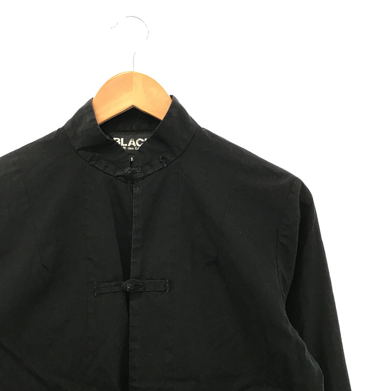 CHINA JACKET コットン チャイナ シャツ ジャケットBLACK COMME des GARCONS / ブラックコムデギャルソン