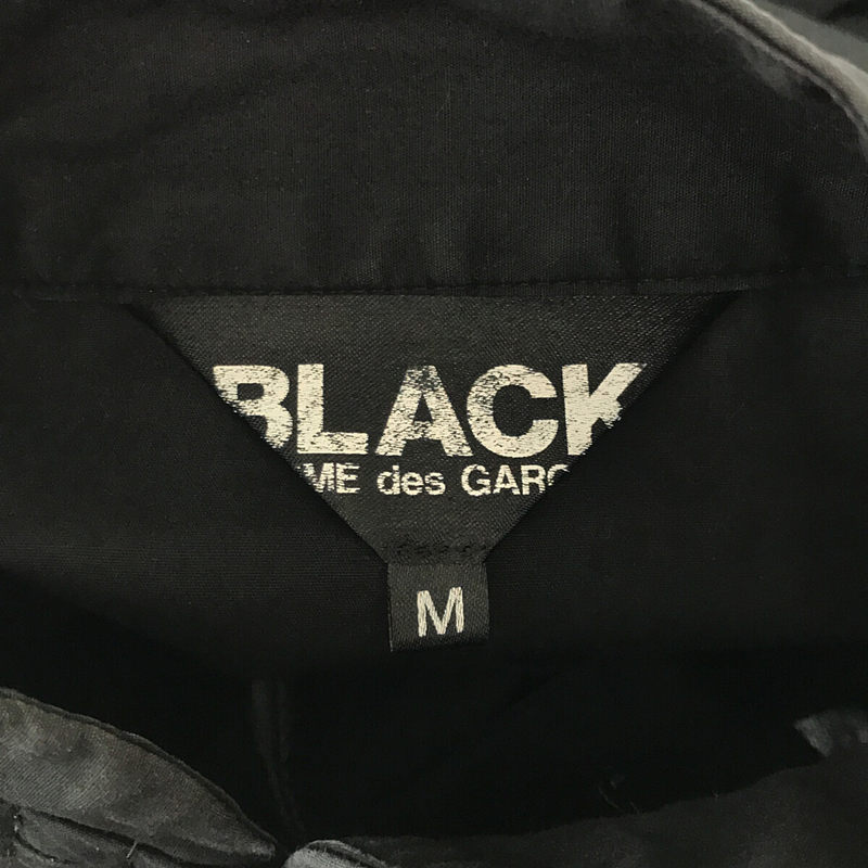 BLACK COMME des GARCONS / ブラックコムデギャルソン CHINA JACKET コットン チャイナ シャツ ジャケット