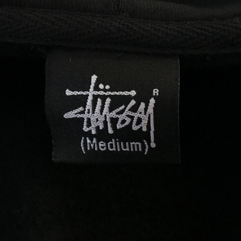 USA製 OLD オールド 黒タグ フロントフェルトロゴ ジップアップ パーカーSTUSSY / ステューシー