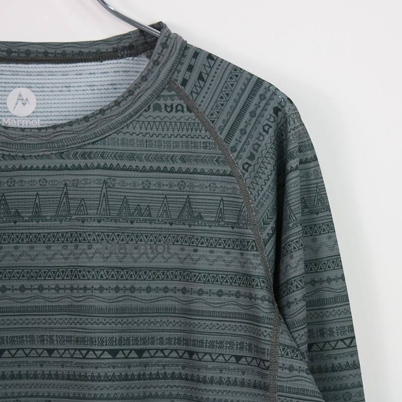 MARMOT / マーモット Bresh Knit Ethnic L/S Crew コンディショニングシャツ